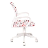 Детское кресло Бюрократ KD-W4 White Naruto (KD-W4/NRTO-WH)