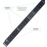 Блок розеток Cabeus SMART-PDU-32-3P-24C13-12C19-I309-M
