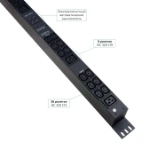 Блок розеток Cabeus SMART-PDU-32-3P-36C13-6C19-I309-CM