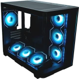 Корпус XASTRA QR600 7ARGB C10-UC Black (QR600-7FM12A-C10-UC-L)