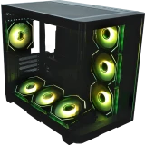 Корпус XASTRA QR600 7ARGB C10-UC Black (QR600-7FM12A-C10-UC-L)