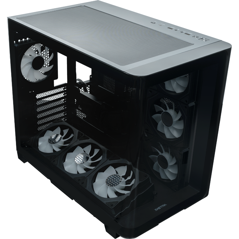 Корпус XASTRA QR600 7ARGB C10-UC Black - QR600-7FM12A-C10-UC-L - фото 8