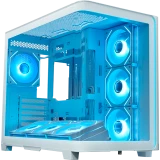 Корпус XASTRA QR600 7ARGB C10-UC White (QR600-7FM12A-C10-UC-L-WH)