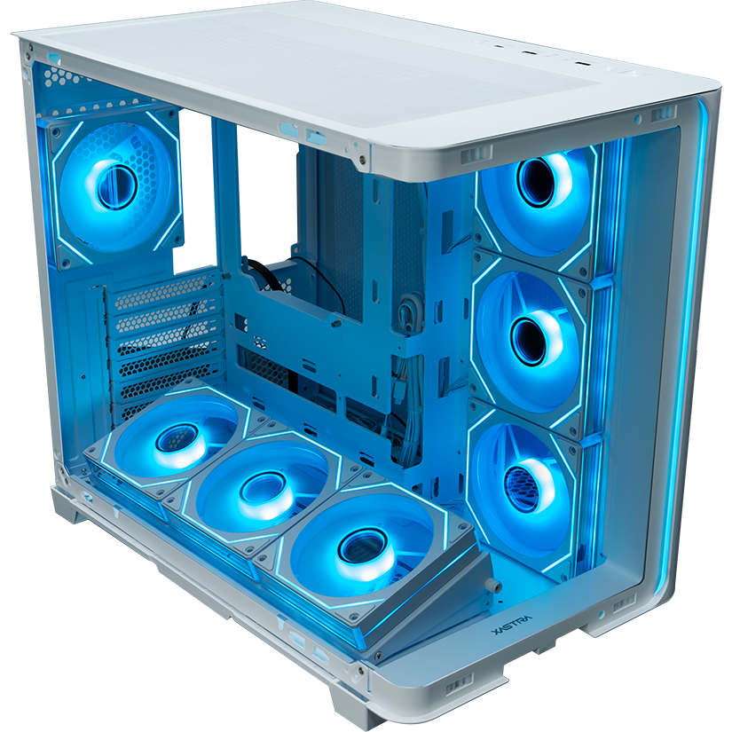 Корпус XASTRA QR600 7ARGB C10-UC White - QR600-7FM12A-C10-UC-L-WH - фото 2