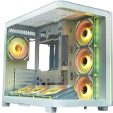 Корпус XASTRA QR600 7ARGB C10-UC White (QR600-7FM12A-C10-UC-L-WH)