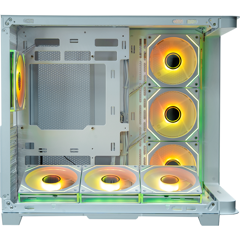 Корпус XASTRA QR600 7ARGB C10-UC White - QR600-7FM12A-C10-UC-L-WH - фото 4