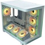 Корпус XASTRA QR600 7ARGB C10-UC White (QR600-7FM12A-C10-UC-L-WH)