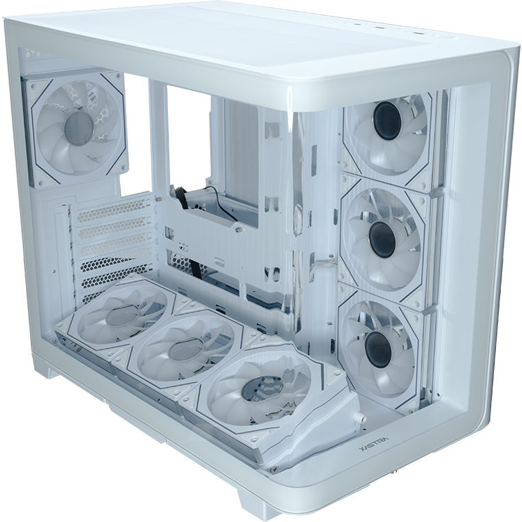 Корпус XASTRA QR600 7ARGB C10-UC White - QR600-7FM12A-C10-UC-L-WH - фото 7