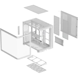 Корпус XASTRA QR600 7ARGB C10-UC White (QR600-7FM12A-C10-UC-L-WH)