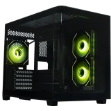 Корпус XASTRA QR500M 3ARGB C10-UC Black (QR500M-3FM12A-C10-UC)