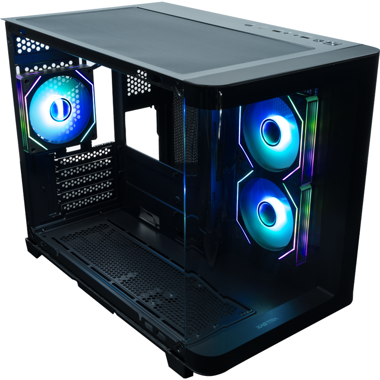 Корпус XASTRA QR500M 3ARGB C10-UC Black - QR500M-3FM12A-C10-UC - фото 4