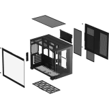 Корпус XASTRA QR500M 3ARGB C10-UC Black (QR500M-3FM12A-C10-UC)
