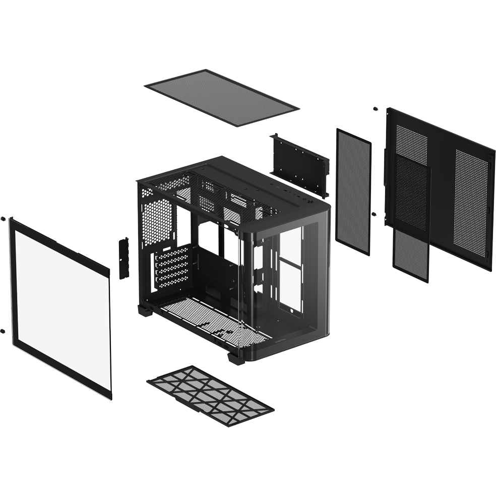 Корпус XASTRA QR500M 3ARGB C10-UC Black - QR500M-3FM12A-C10-UC - фото 13