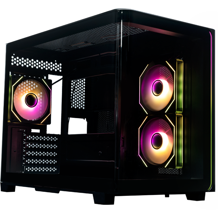 Корпус XASTRA QR600M 3ARGB C10-UC Black - QR600M-3FM12A-C10-UC-L - фото 2