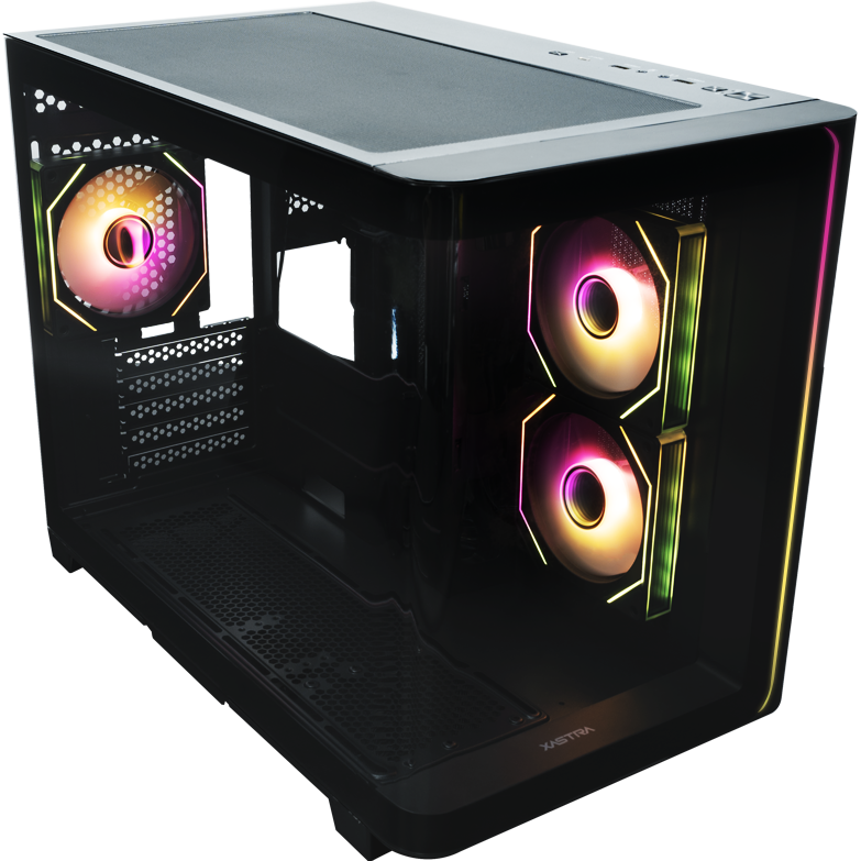 Корпус XASTRA QR600M 3ARGB C10-UC Black - QR600M-3FM12A-C10-UC-L - фото 5