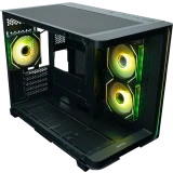 Корпус XASTRA QR600M 3ARGB C10-UC Black (QR600M-3FM12A-C10-UC-L)