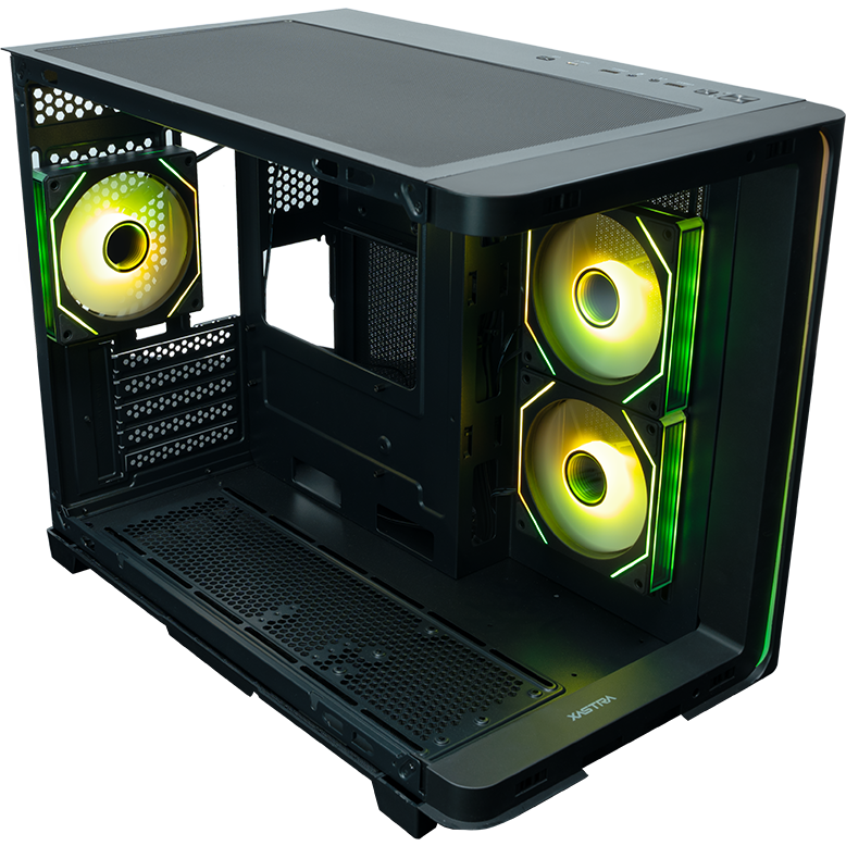 Корпус XASTRA QR600M 3ARGB C10-UC Black - QR600M-3FM12A-C10-UC-L - фото 6