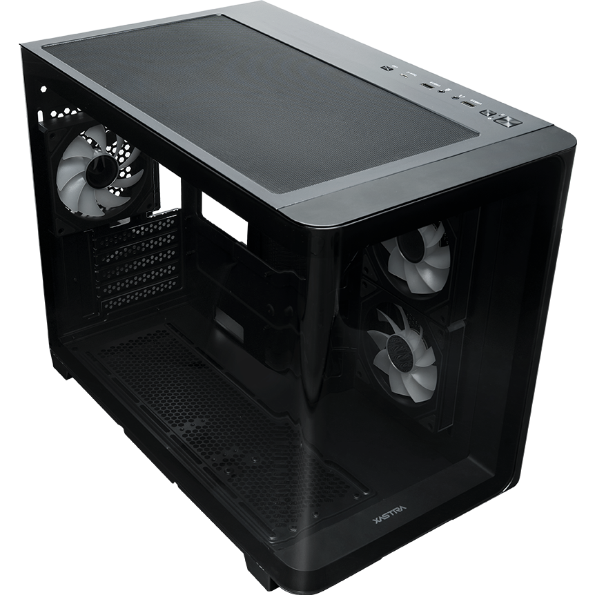 Корпус XASTRA QR600M 3ARGB C10-UC Black - QR600M-3FM12A-C10-UC-L - фото 7