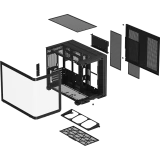 Корпус XASTRA QR600M 6ARGB C10-UC Black (QR600M-6FM12A-C10-UC-L)