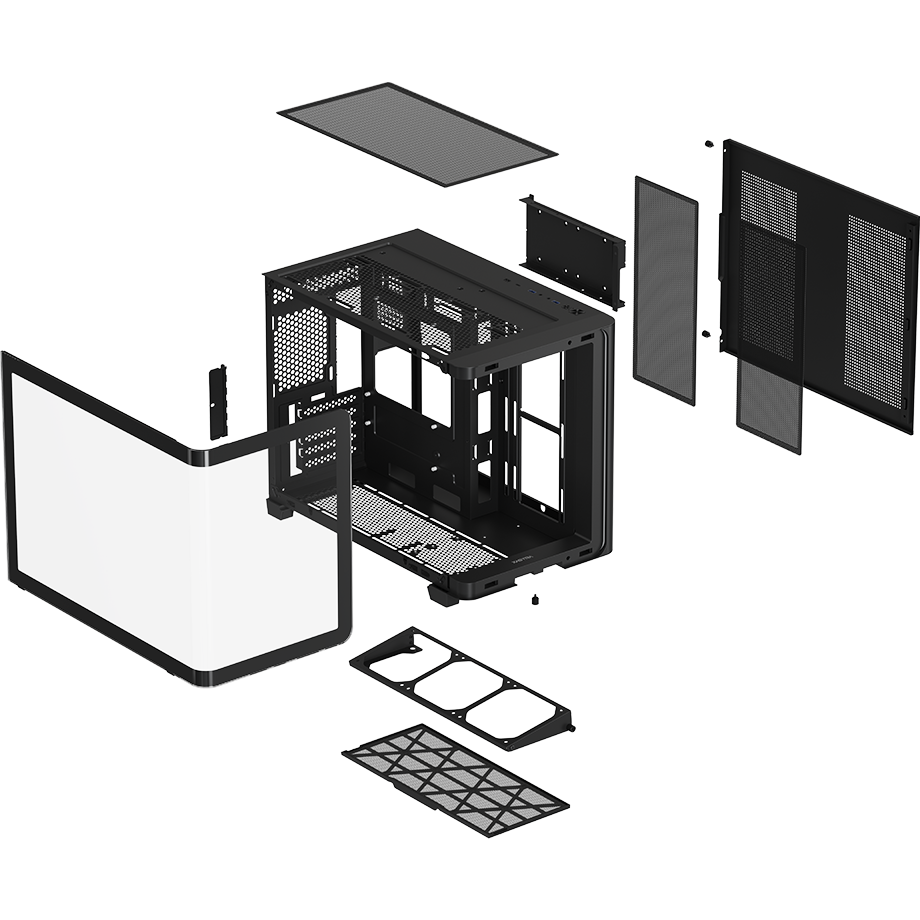 Корпус XASTRA QR600M 6ARGB C10-UC Black - QR600M-6FM12A-C10-UC-L - фото 14