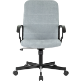 Офисное кресло Бюрократ Triest Grey/Blue (TRIEST FABRIC-LT28)