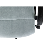 Офисное кресло Бюрократ Triest Grey/Blue (TRIEST FABRIC-LT28)