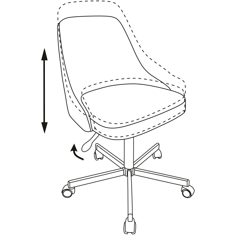 Офисное кресло Бюрократ CH-340M/VELV09 - фото 5