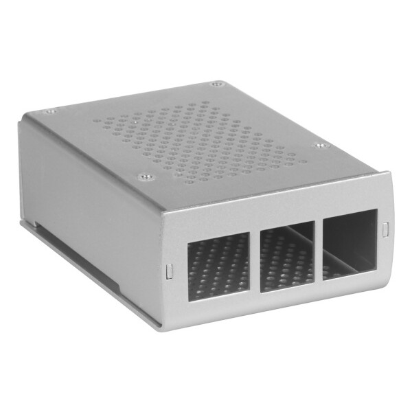 Корпус для одноплатного компьютера QUMO RS036 Aluminium Case for Raspberry Pi 4 Silver - 32902