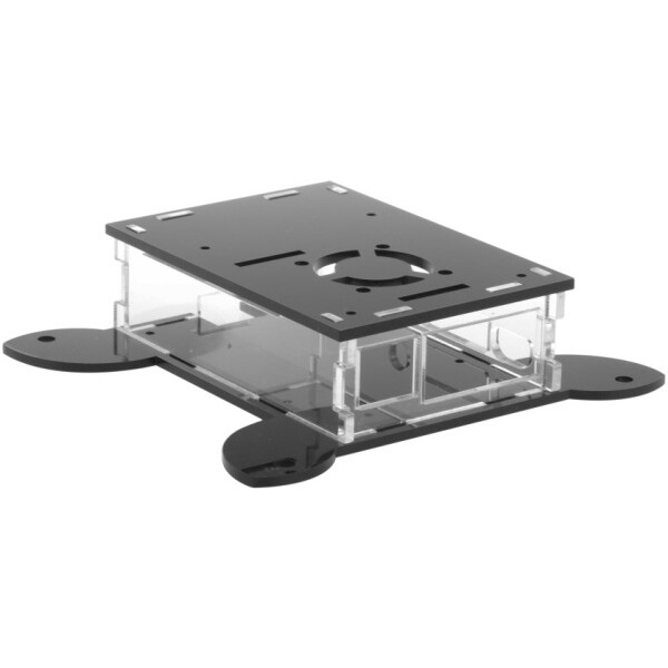 Корпус для одноплатного компьютера QUMO RS043 VESA For Raspberry Pi 4 Black - 33033 - фото 2