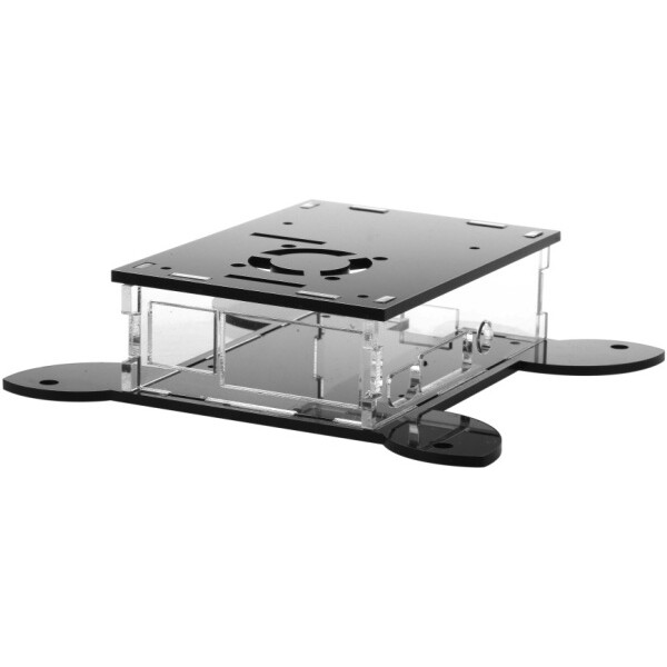 Корпус для одноплатного компьютера QUMO RS043 VESA For Raspberry Pi 4 Black - 33033 - фото 3