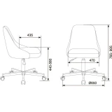 Офисное кресло Бюрократ CH-340M/VELV88