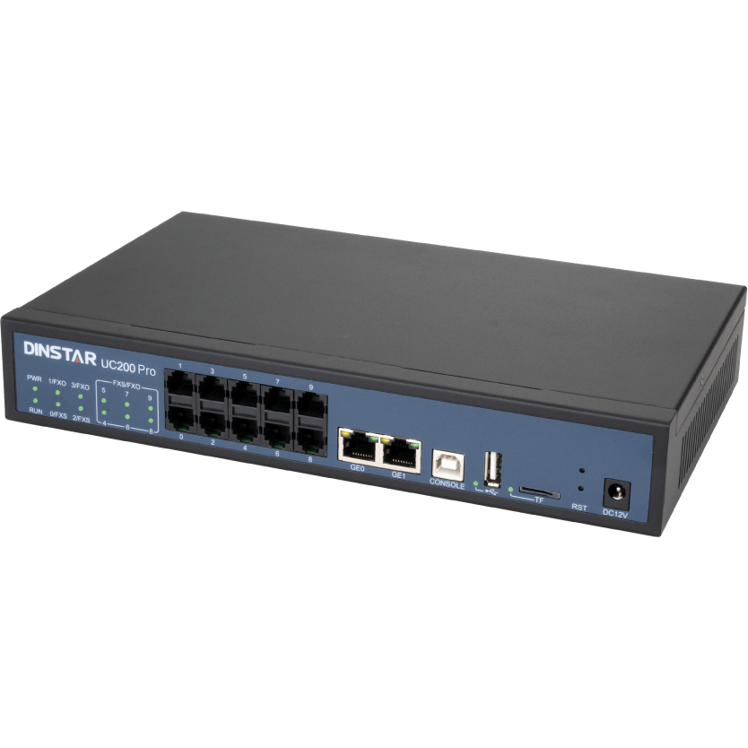 IP-АТС Dinstar UC200 Pro (Desktop) SIP 200 - UC200 Pro 200SU