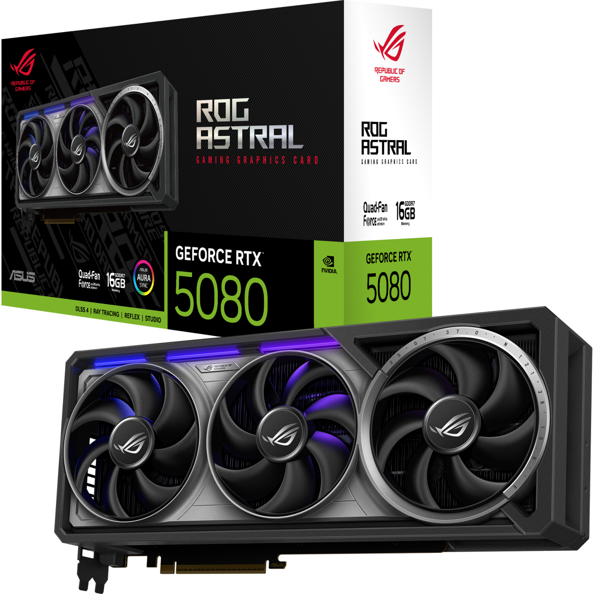 Видеокарта NVIDIA GeForce RTX 5080 ASUS ROG Astral 16Gb (ROG-ASTRAL-RTX5080-16G-GAMING) - фото 11