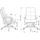 Офисное кресло Бюрократ CH-824MSG-BF Brown (CH-824MSG-BF/BR-PU)