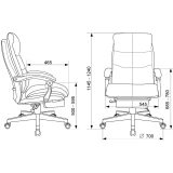Офисное кресло Бюрократ CH-824MSG-BF Ivory (CH-824MSG-BF/IV-PU)