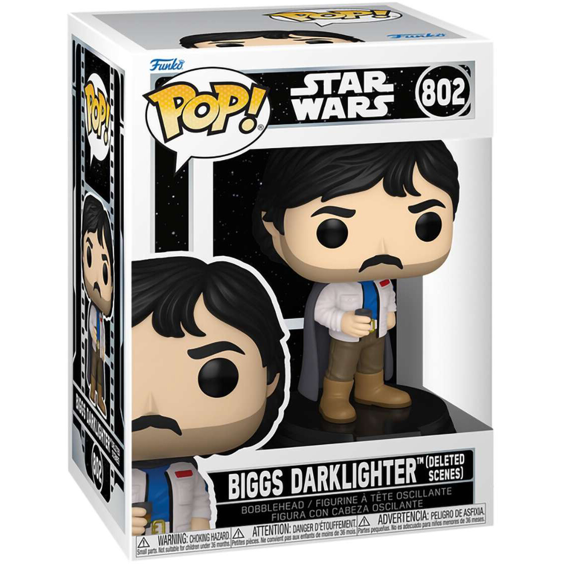 Фигурка Funko POP! Bobble Star Wars Biggs Darklighter (Deleted Scenes) - 86451 - фото 2