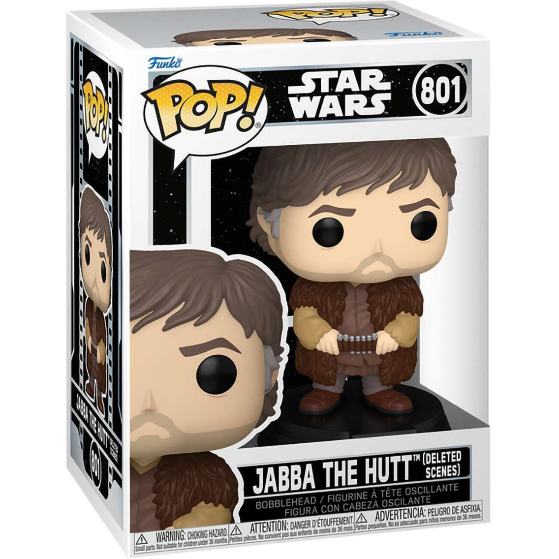 Фигурка Funko POP! Bobble Star Wars Jabba The Hutt (Deleted Scenes) - 86450 - фото 2