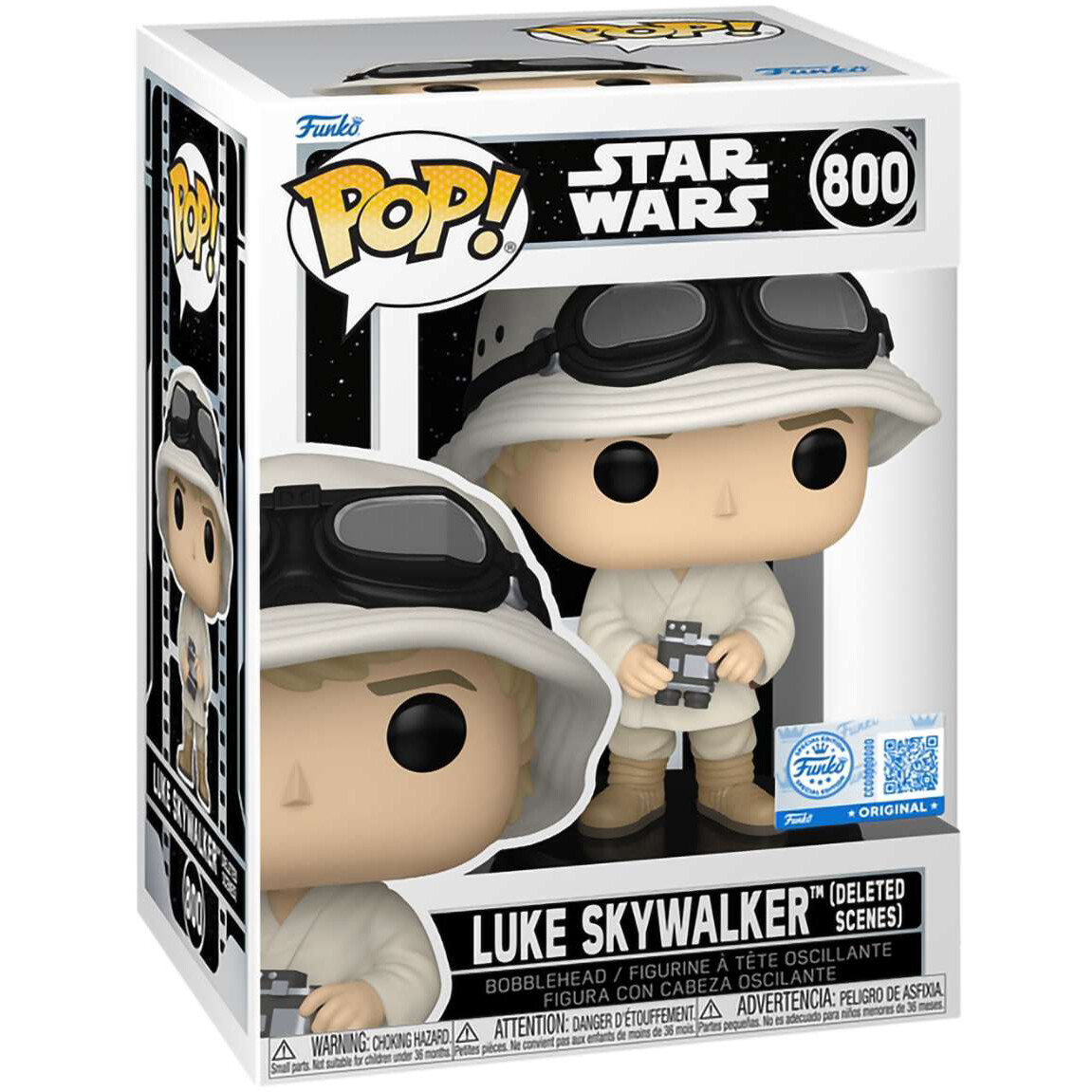 Фигурка Funko POP! Bobble Star Wars Luke Skywalker w/Binoculars (Deleted Scenes) - 85195 - фото 2