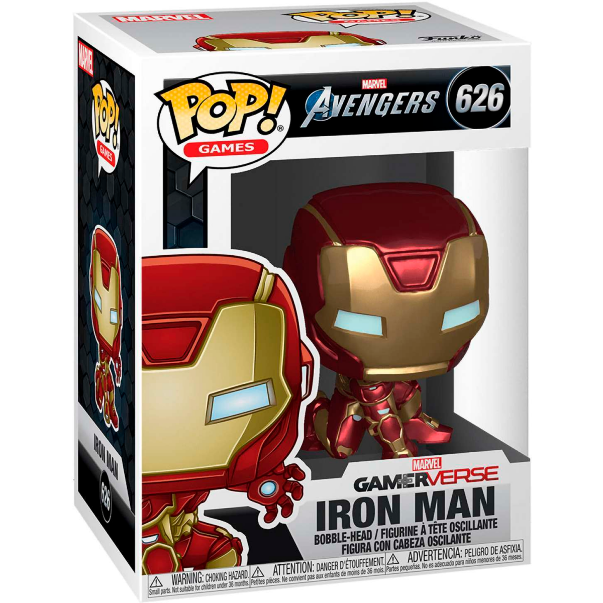 Фигурка Funko POP! Bobble Marvel Avengers Game Iron Man - 47756 - фото 6
