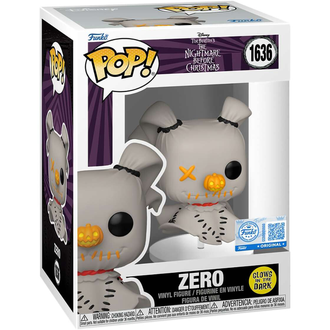 Фигурка Funko POP! Disney TNBC Patchwork Zero - 88409 - фото 2
