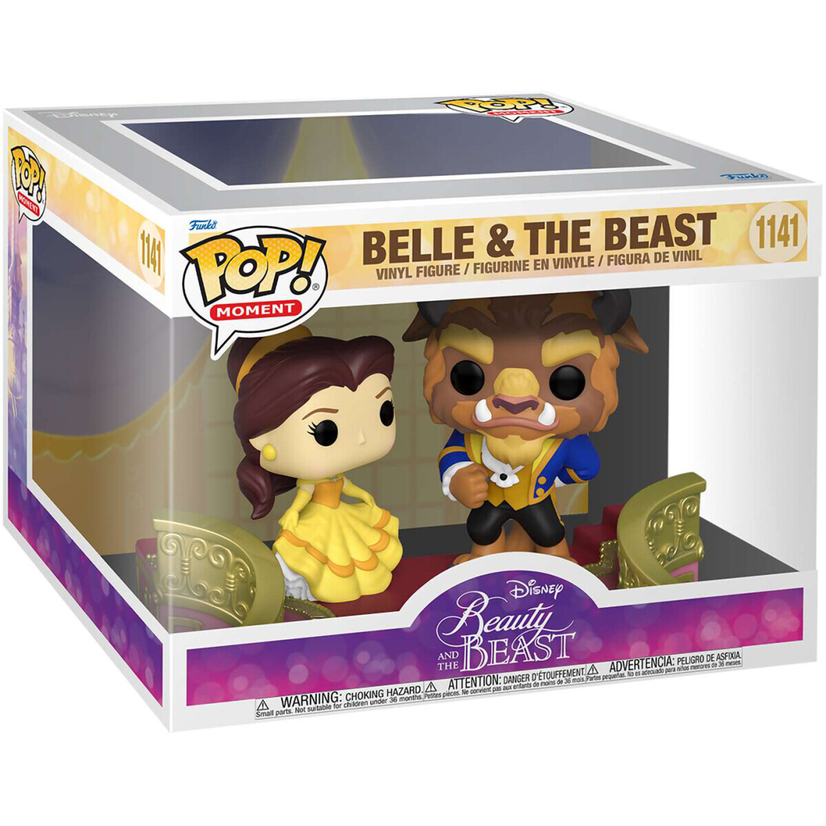 Фигурка Funko POP! Moment Disney Beauty & The Beast 30th Ann Belle & The Beast - 57588 - фото 2