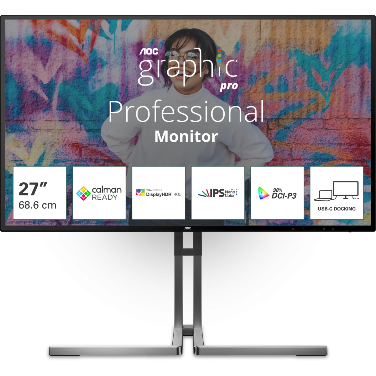 Монитор AOC 27" U27U3CV Graphic Pro