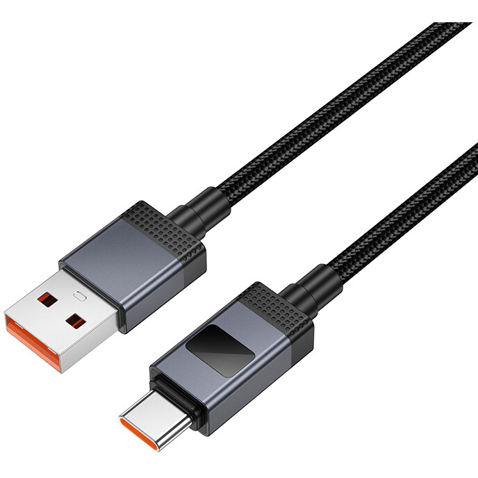Кабель USB - USB Type-C, 1м, HOCO X118 Black - 6942007655088