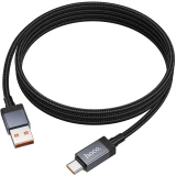 Кабель USB - USB Type-C, 1м, HOCO X118 Black (6942007655088)