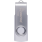 USB Flash накопитель 4Gb SmartBuy Twist White/Silver (SB004GB2TWW) - фото 3