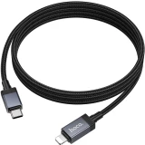 Кабель USB Type-C - Lightning, 1м, HOCO X118 Black (6942007655064)