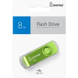 USB Flash накопитель 8Gb SmartBuy Twist Acid Green (SB008GB2TWAG)