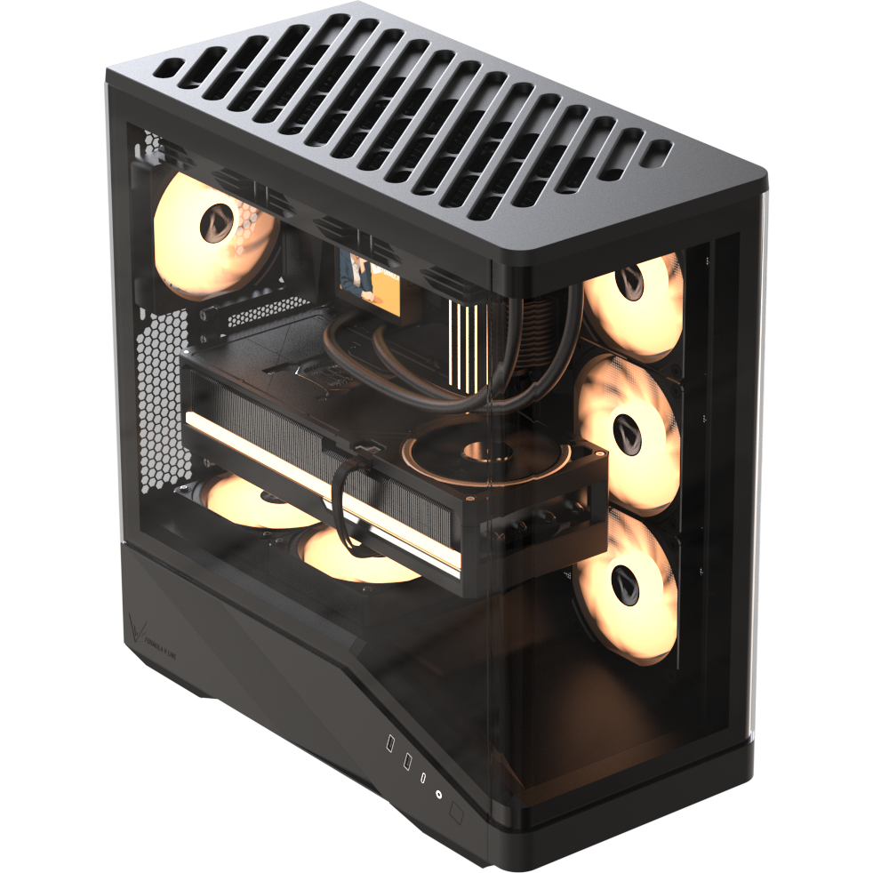 Корпус Formula Crystal U9 PA Black - фото 2