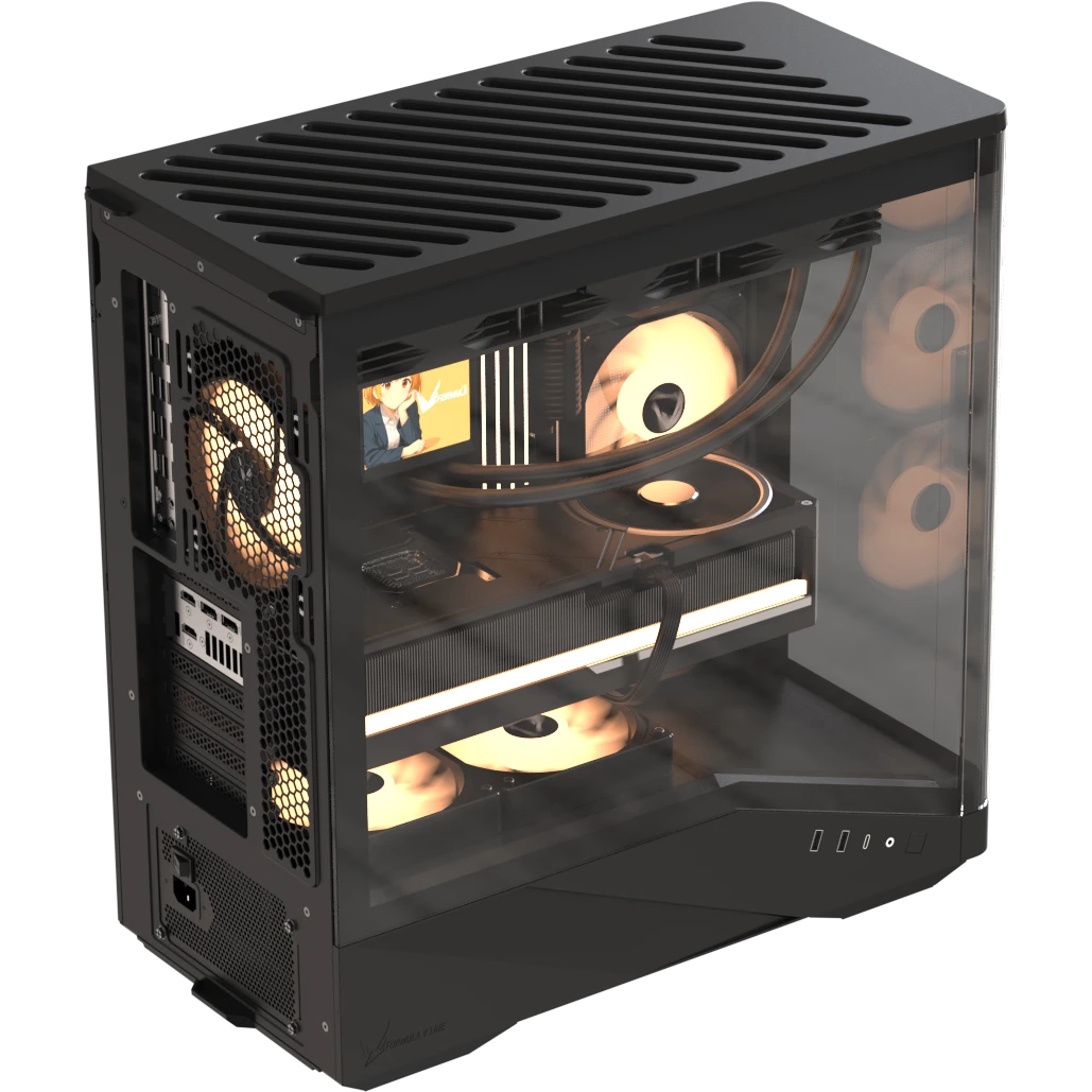 Корпус Formula Crystal U9 PA Black - фото 5