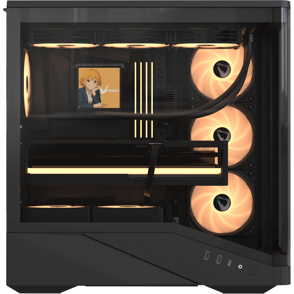 Корпус Formula Crystal U9 PA Black - фото 6